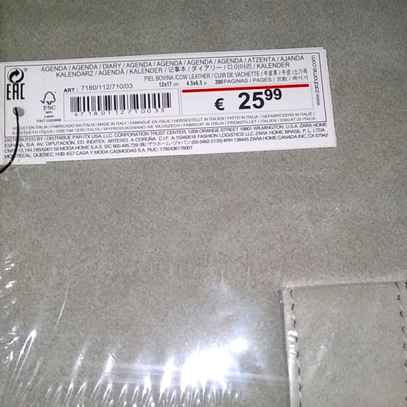 ๐ฎ Leather ZARA Diary\Calendar ๐
Journal - Picture 4 of 4